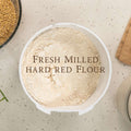 Organic Hard Red Wheat Fresh Milled Flour