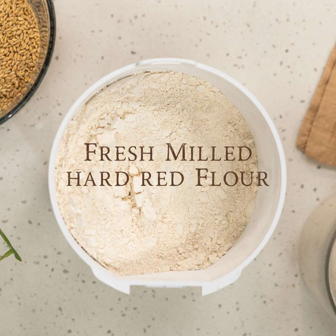 Organic Hard Red Wheat Fresh Milled Flour