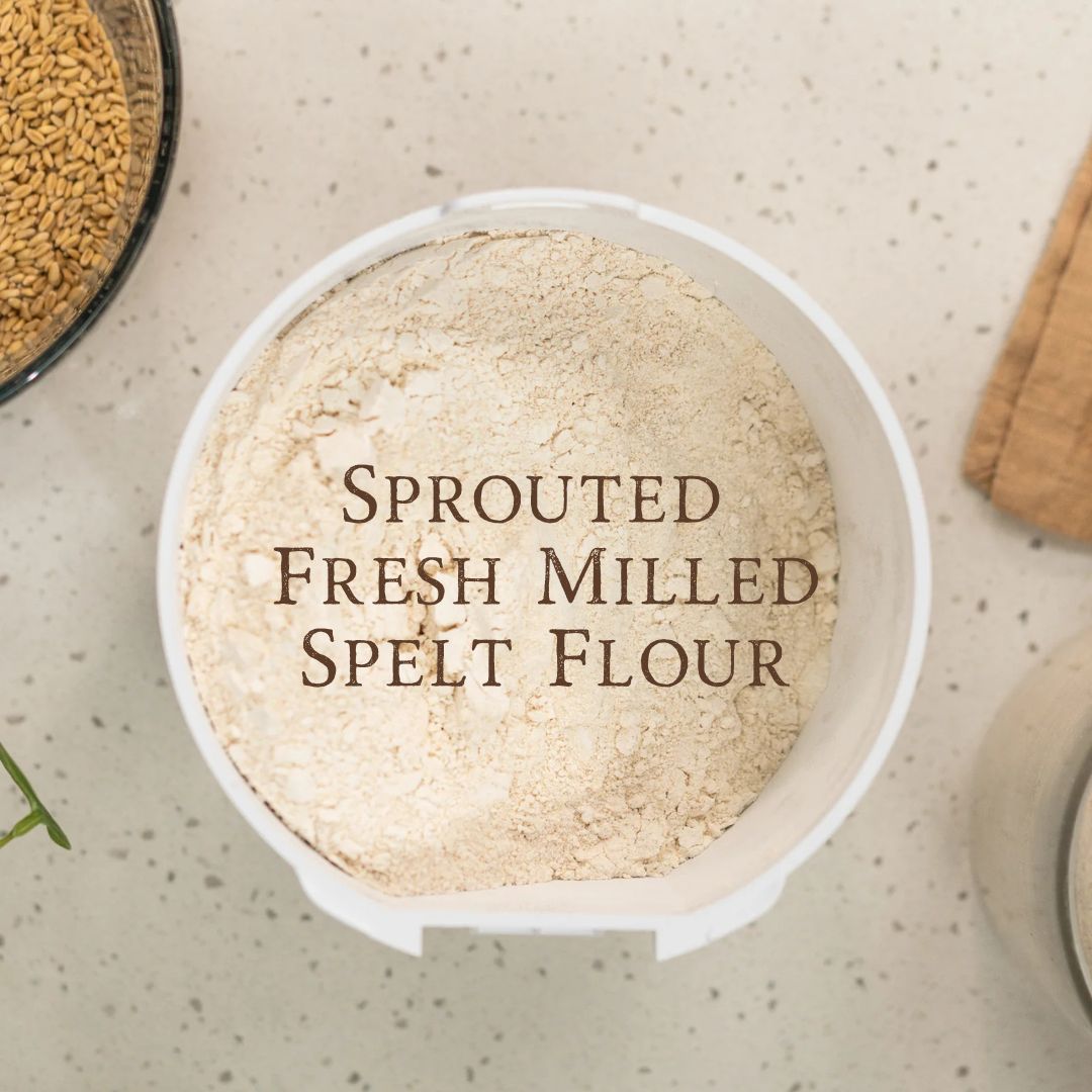 Organic Sprouted Spelt Fresh Milled Flour