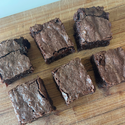 Double Chocolate Fresh Milled Einkorn Brownies